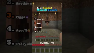Top 5 Freakiest Minecraft Moments You Won T Believe 1 MinecraftShorts  Top 5 Freakiest Minecraft Moments You Won T Believe 1 MinecraftShorts