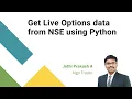 Get Live Options data from NSE using Python