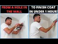 How to Patch Drywall Fast and How Much I Charge For it