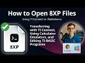 How to Open 8XP Files TI-83 84 Plus Program