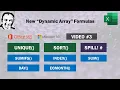 Excel Dynamic Array Functions-Office 365- Sales report Unique Sort with Sumifs Index