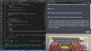 ASMR Programming - Coding a ChatGPT App with ChatGPT