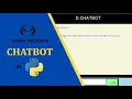 How to Create A ChatBOT using Tkinter and Python For Beginners