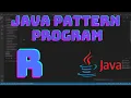 R print in star pattern Star Pattern program Java Alphabet Print java pattern programs R