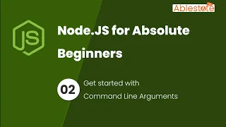 NodeJS for Absolute Beginners 2022 - Command line Arguments