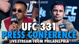 UFC 331 Van vs Pantoja 2 on-sale press conference