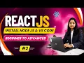 How to Install Node js VS Code for React React Tutorial for Beginners 2026 by Neha Ma am