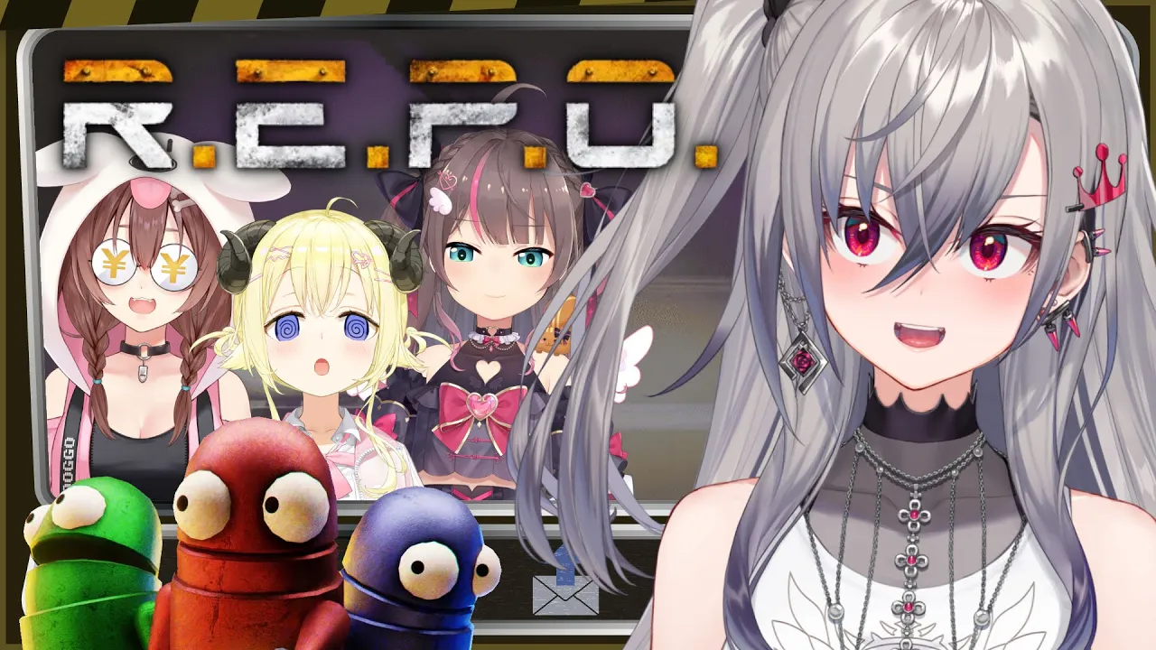 【 R.E.P.O】今日は活躍するぞお！！大好きな先輩方とがんばるっ♡【ホロライブ DEV_IS 響咲リオナ】#ホロREPO