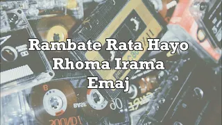 rambate rata hayo rhoma irama e major