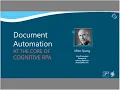Document Automation at Core of Cognitive RPA Webinar Parascript