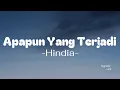 Download Lagu Apapun Yang Terjadi - Hindia (Lirik Lagu)