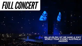 Hit Me Hard Soft Billie Eilish Sydney 2025 Full Concert Fan Cam 4K