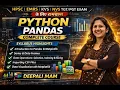 Python Pandas Complete Course Series DataFrame CSV Visualization EMRS KVS NVS CS