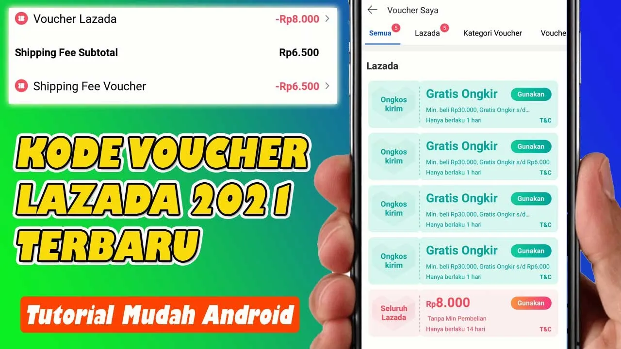 Cara Mendapatkan Voucher Pengguna Baru Lazada