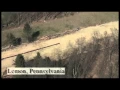 An Aerial View of Hydraulic Fracking Along The Marcellus Shale