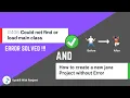 Could not Find or load Main class in Java error Solution How to start Java project in eclipse