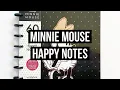 The Happy Planner Disney - NEW Minnie Mouse Happy Notes Flip Through and Review