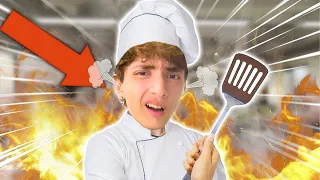 Bir Günlüğüne Mutfak Çalışanı OLDUM! | ONE-ARMED COOK |