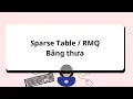 SparseTable RMQ