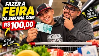🏡❤️ DESAFIO #1 - DEIXEI MEU FILHO FAZER A COMPRA DA SEMANA SOZINHO ? 