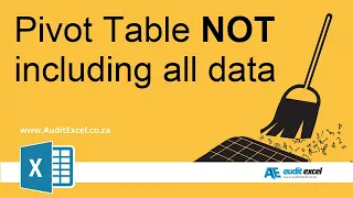 Pivot table not showing all data - which one was your issue