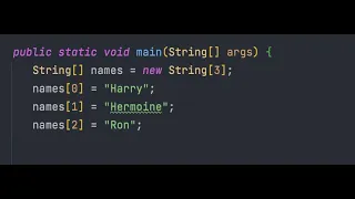 Arrays - Java Episode 7