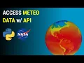 NASA Power Access meteorological data through API in python