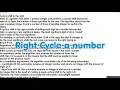 Flowgorithm - Cyclical shift to the right