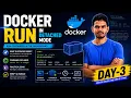 Docker Run in Detached Mode Docker logs cp and exec command