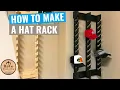 How To Make A Hat Rack - SIMPLE AND EASY DIY