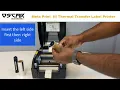 OSCAR MetaPrint Label Printer Ribbon and Label loading