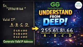Generate Valid IP Addresses GFG POTD Java DSA Problem Explained Deeply