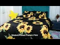 Black Sunflower Comforter Set