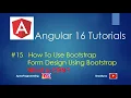 15 How To Add Bootstrap In Angular Angular Page Design CDN Angular 16 Tutorials Dilshad A