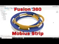 Mobius Strip in Fusion 360 - Sweep and Circular pattern