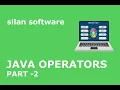 JAVA Binary Operators Part-1 SILAN Software JAVA Tutorial