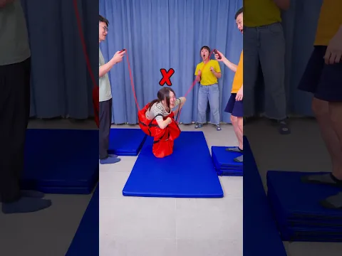 Rope jumping in a bag🥳🤣😄😆