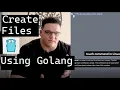 Golang - Handling user input via Command Line Arguments BUILD touch Clone