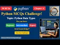 Python Data Types MCQ Test Online Quiz with Answers for Interview Preparation