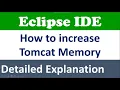 How to Increase Apache Tomcat Heap Size JVM Heap in Eclipse IDE How to increase Tomcat Memory