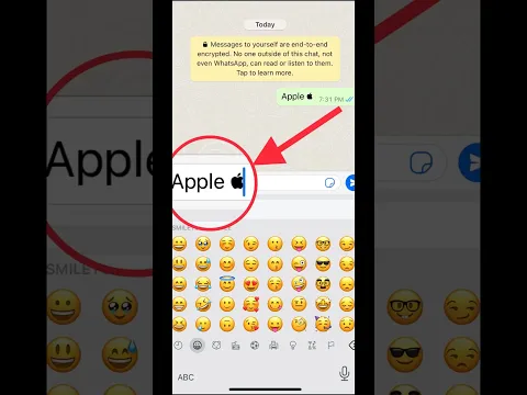 Download MP3 Add Apple Logo Emoji In Your Keyboard #shorts #iphone #apple