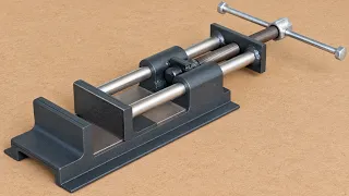 How To Make Metal Drill Press Vise With Welding | Simple Diy Metal Drill Vise | DIY