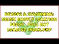 DevOps SysAdmins Nginx root location proxy - pass not loading index php