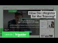 How to Register for Digital Buildings Training Schneider Electric