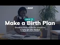 How to Write a Birth Plan Template Expert Tips