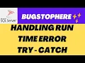 SQL Day 19 Handling Runtime Errors with Try-Catch in SQL Simple Example