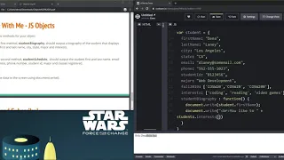 JavaScript Code Challenge Objects