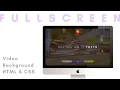 Full Screen Background with HTML CSS Easy Background CSS