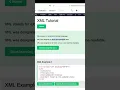What is XML XML short tutorial