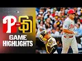 Phillies vs Padres Game Highlights 26 MLB Highlights